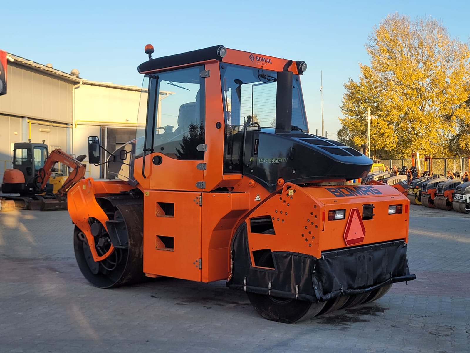 Używane walce Bomag