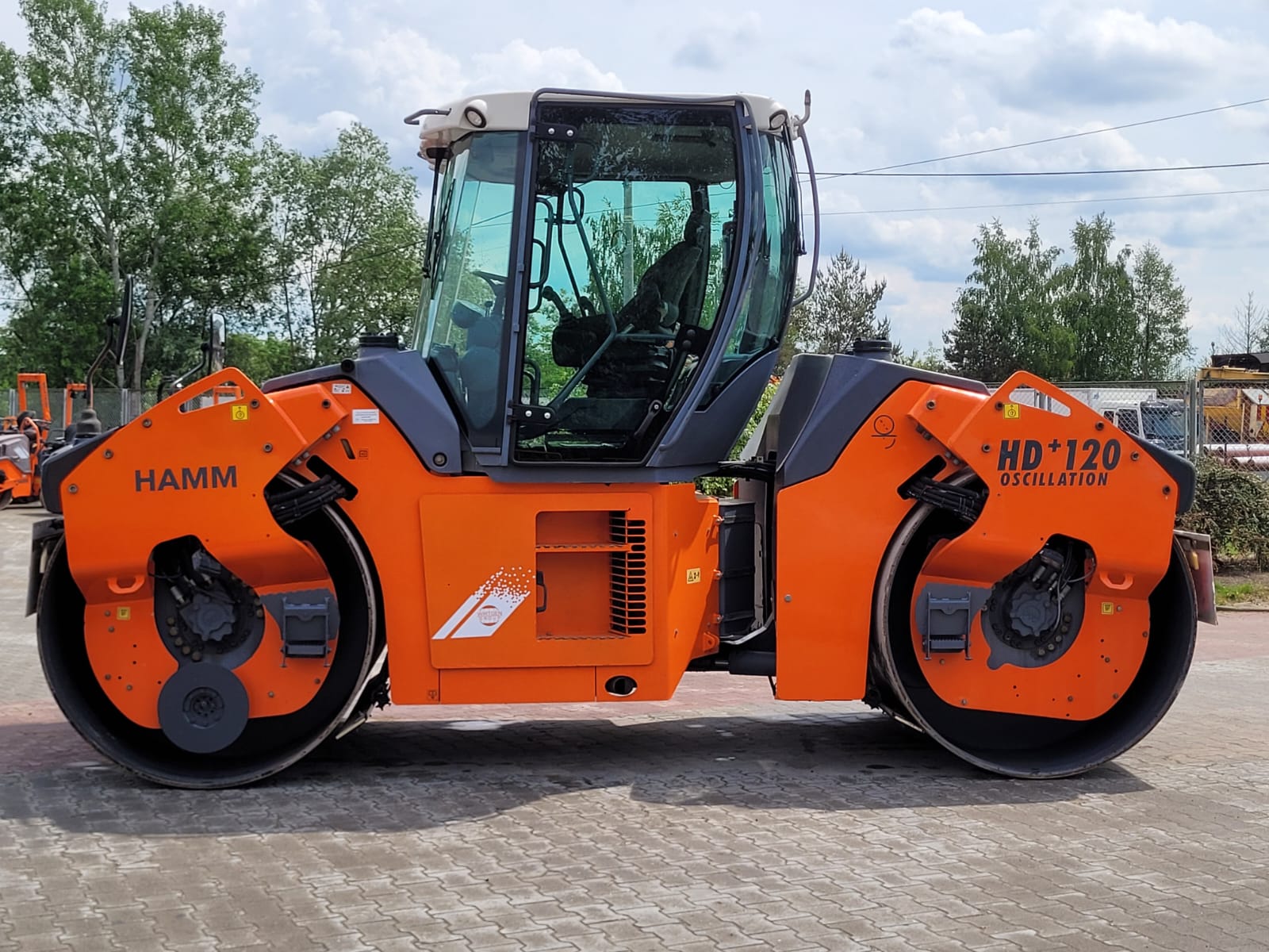 Używane walce hamm, import eksport walców